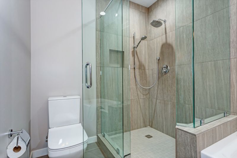 Glass Enclosed Shower